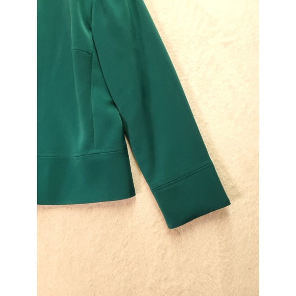 Studio 1‎ Jacket Womens Petite 10P Teal 100% Polyester Long Sleeve Full Zipper - Picture 4 of 8